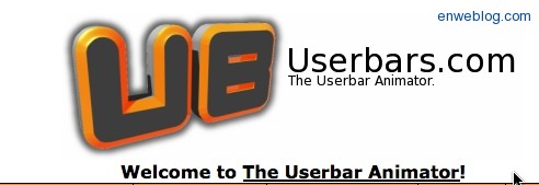 Hacer userbars animadas online