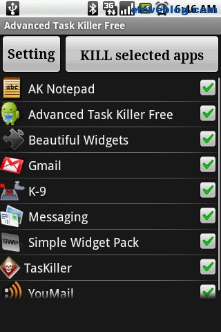 Optimizar Android gracias a Advanced Task Killer