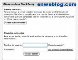 Configurar email en blackberry