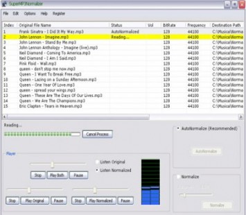 SuperMP3Normalizer, aumentar el volumen de los MP3