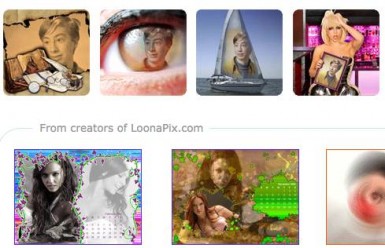 Hacer efectos en fotos en línea con LoonaPix