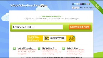 WebVideoFetcher, descargar videos desde internet en diferentes formatos