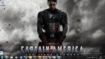 Descargar tema del Capitán América para Windows 7
