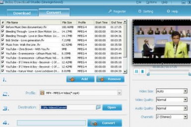 Programa para bajar vídeos a mp4 Video Download Studio