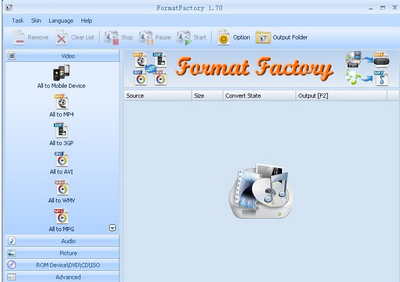 Format Factory - reducir tamaño de vídeos