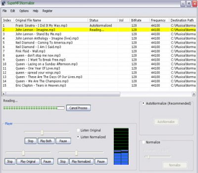 SuperMP3Normalizar, aumentar el volumen de los MP3