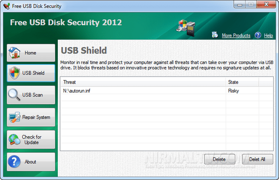 Protege tus Pendrive con USB Disk Security